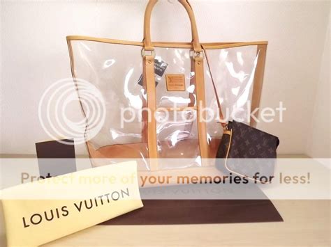 louis vuitton transparent tote|Louis Vuitton extra large tote.